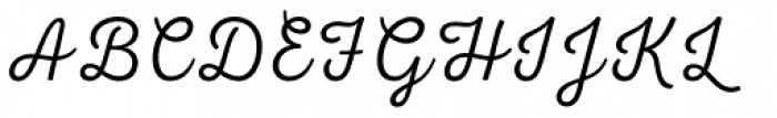 Nexa Script Thin Font UPPERCASE