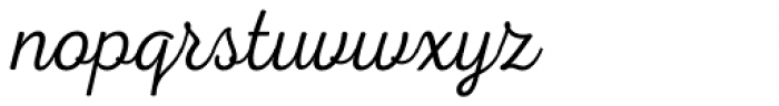 Nexa Script Thin Font LOWERCASE