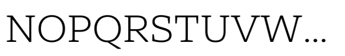 Nexa Serif Light Font UPPERCASE