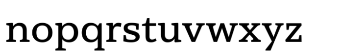 Nexa Serif Medium Font LOWERCASE
