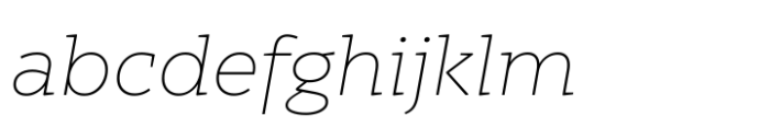 Nexa Serif Thin Italic FONT