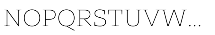 Nexa Serif Thin Font UPPERCASE
