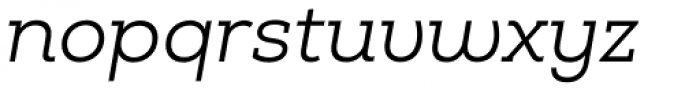 Nexa Slab Book Italic Font LOWERCASE