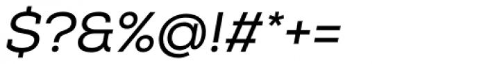 Nexa Slab Italic Font OTHER CHARS
