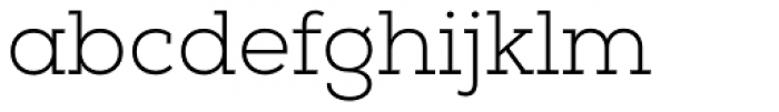 Nexa Slab Light Font LOWERCASE