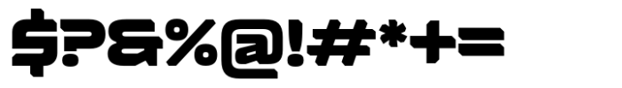 Nexagon Black Font OTHER CHARS