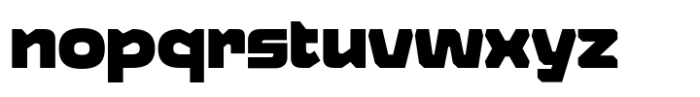 Nexagon Black Font LOWERCASE
