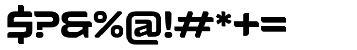 Nexagon Bold Font OTHER CHARS