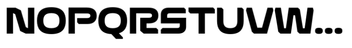 Nexagon Bold Font UPPERCASE