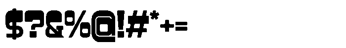 Nexbloc Font OTHER CHARS