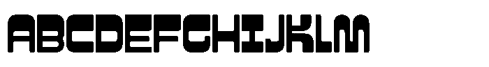 Nexbloc Font UPPERCASE