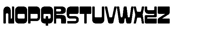 Nexbloc Font UPPERCASE