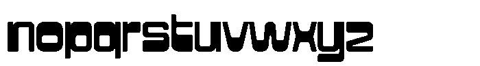 Nexbloc Font LOWERCASE