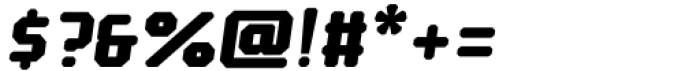 Nexgen SLD Bold Italic Font OTHER CHARS