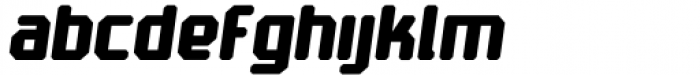 Nexgen SLD Bold Italic Font LOWERCASE