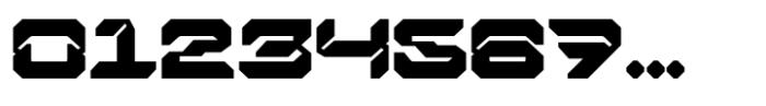 Nexokora Techno Regular Font OTHER CHARS