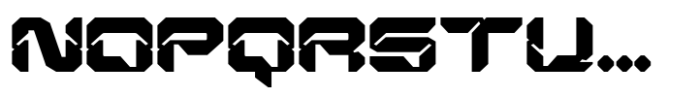 Nexokora Techno Regular Font UPPERCASE
