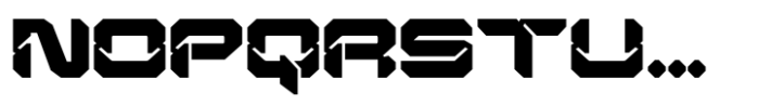 Nexokora Techno Regular Font LOWERCASE