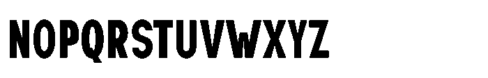 Nexora Black Condensed Font UPPERCASE