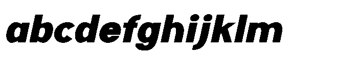 Nexora Black Expanded Oblique FONT