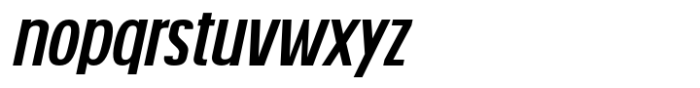 Nexora Black Italic Font LOWERCASE