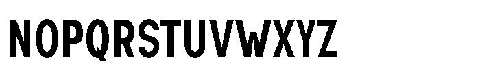Nexora Bold Condensed Font UPPERCASE