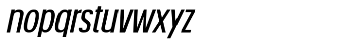 Nexora Bold Italic Font LOWERCASE