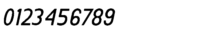 Nexora Condensed Oblique Font OTHER CHARS