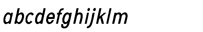 Nexora Condensed Oblique FONT