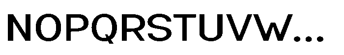 Nexora Expanded Font UPPERCASE