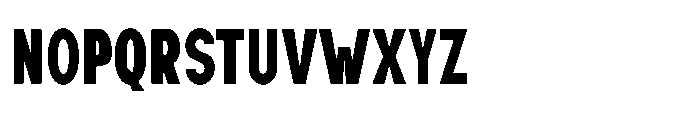 Nexora Extra Black Condensed Font UPPERCASE