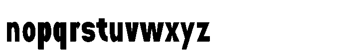 Nexora Extra Black Condensed Font LOWERCASE