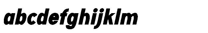 Nexora Extra Black Oblique FONT