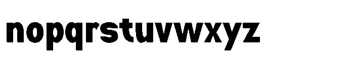 Nexora Extra Black Font LOWERCASE