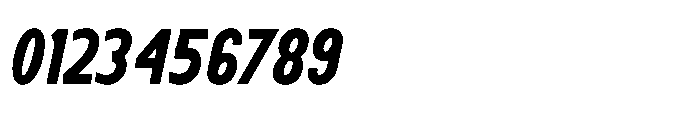 Nexora Extra Bold Condensed Oblique Font OTHER CHARS