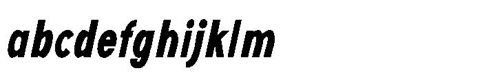 Nexora Extra Bold Condensed Oblique FONT
