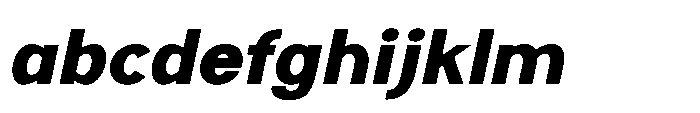 Nexora Extra Bold Expanded Oblique FONT