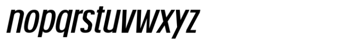 Nexora Extra Bold Italic Font LOWERCASE