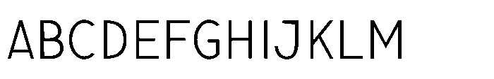 Nexora Extra Condensed Font UPPERCASE