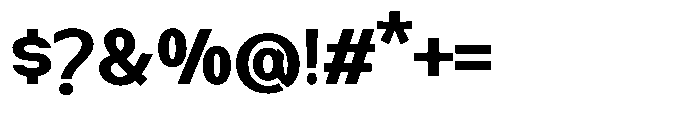 Nexora Extra Expanded Font OTHER CHARS