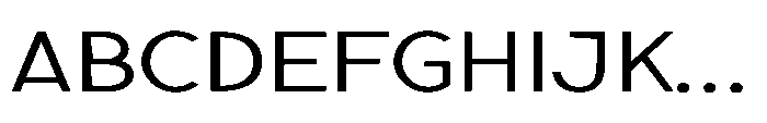 Nexora Extra Light Expanded Font UPPERCASE