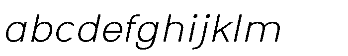 Nexora Hairline Oblique FONT