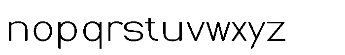 Nexora Hairline Font LOWERCASE