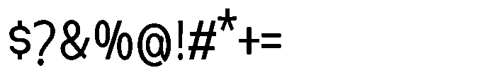 Nexora Light Condensed Font OTHER CHARS
