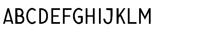 Nexora Light Condensed Font UPPERCASE