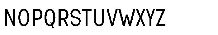 Nexora Light Condensed Font UPPERCASE