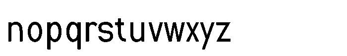 Nexora Light Condensed Font LOWERCASE