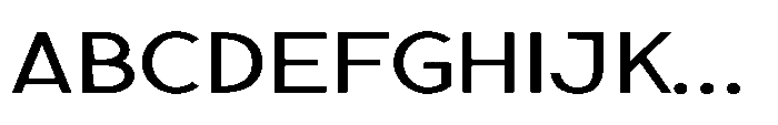 Nexora Light Expanded Font UPPERCASE