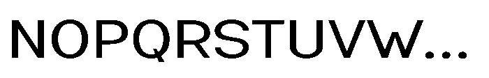 Nexora Light Expanded Font UPPERCASE