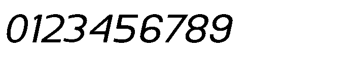 Nexora Light Oblique Font OTHER CHARS